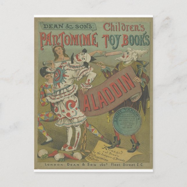 CARTE POSTALE ANTIGO CARTAZ DE CIRCO (Devant)