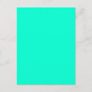 Carte Postale Antigua Aqua Aquamarine Blue Green Tropical