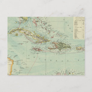 Carte Postale Antilles ou Antilles