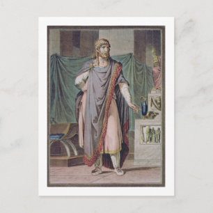 Carte Postale Antiochus, costume pour "Berenice" de Jean Racine,