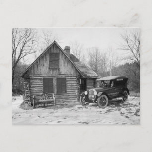 Carte Postale Antique Car in Rock Creek Park, années 1920