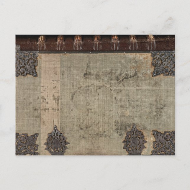 Carte Postale Antique couverture vintage avec charnières métalli (Devant)