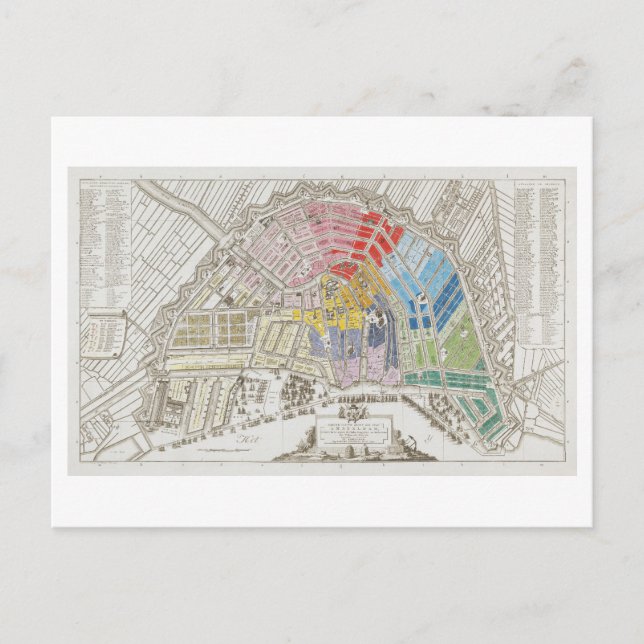Carte postale antique d'Amsterdam (Devant)