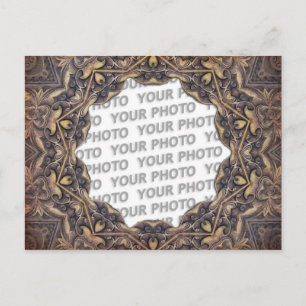 Carte Postale Antique Frame ART 2 + votre photo