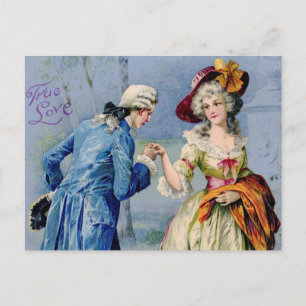 Carte postale Antique French True Love Valentine