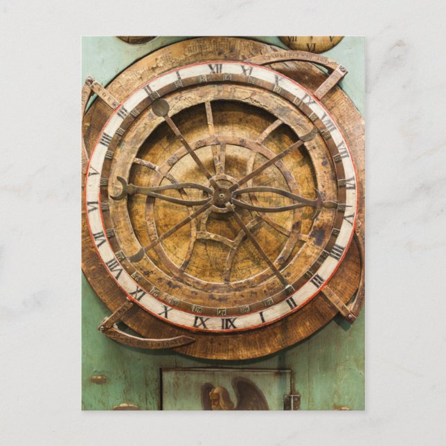 Carte Postale Antique horloge face, Allemagne (Devant)