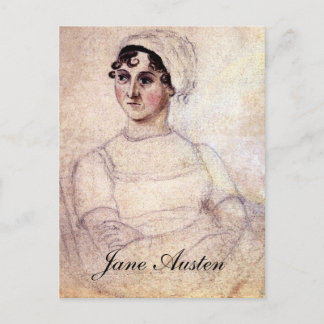 Carte Postale Antique Jane Austen Portrait