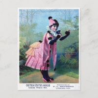 Antique Masquerade Girl
