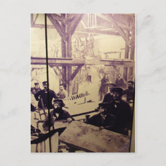 Carte Postale Antique Photo Statue de Liberty Factory