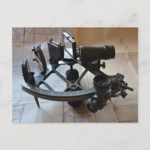 Carte Postale Antique Sextant