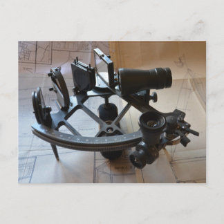 Carte Postale Antique Sextant