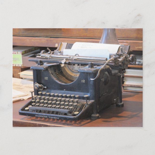 Carte postale Antique Typewriter (Devant)