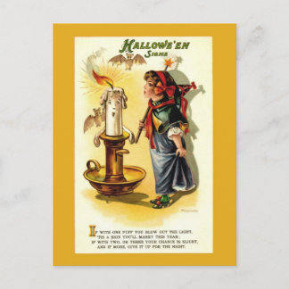 Carte postale Antique / Vintage Halloween Fortune