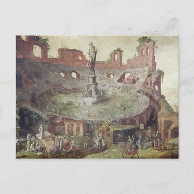 Carte Postale Antiquité de la corrida, 1552 (Devant)
