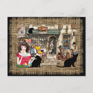 Carte Postale Anton Pieck - Magasin de chimiste