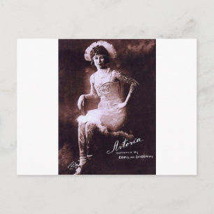 Carte Postale Antonia la dame tatouée