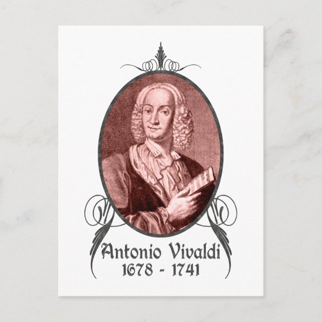 Carte Postale Antonio Vivaldi (Devant)
