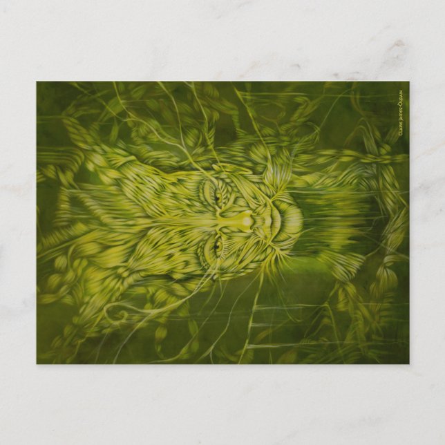 Carte Postale Anu/ Vert élémentaire (Devant)