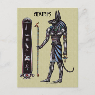 Carte postale Anubis