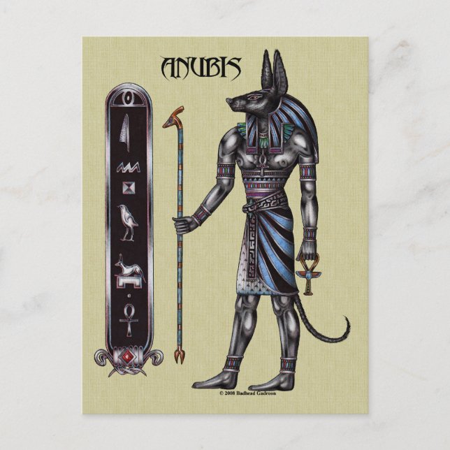 Carte postale Anubis (Devant)
