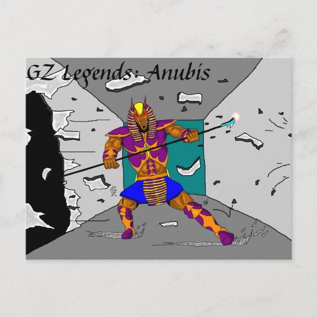 Carte Postale Anubis "breakthrough" postcard (Devant)