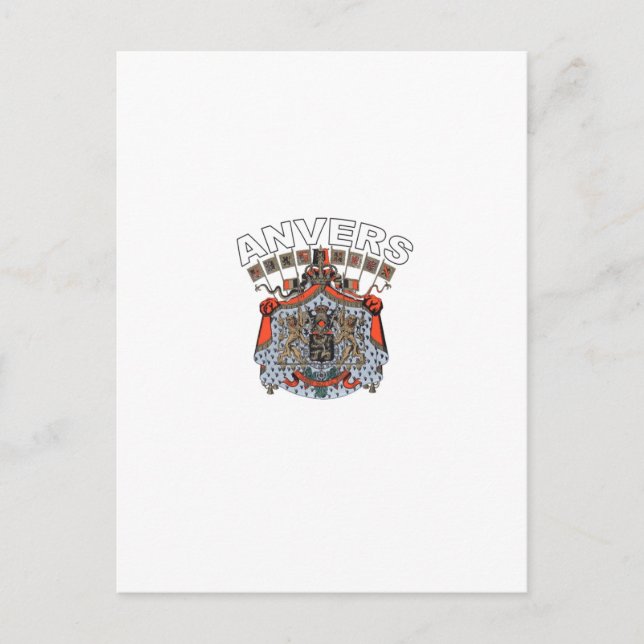 Carte Postale Anvers, Belgique (Devant)