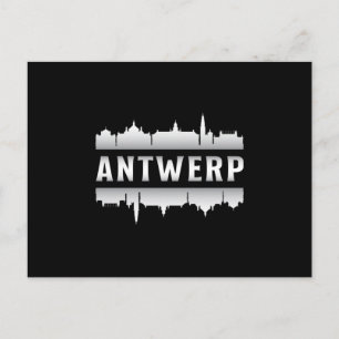 Carte Postale Anvers Belgique City Skyline Cityscape Funny Cadea