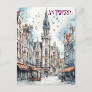 Carte Postale Anvers Belgique Voyage