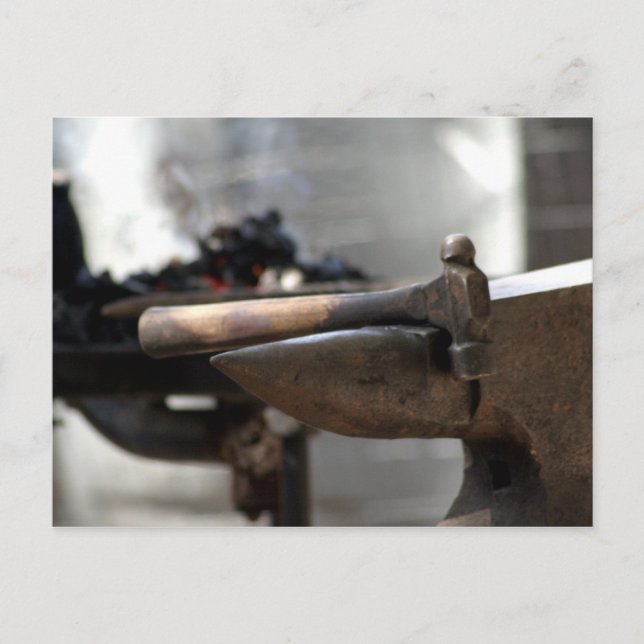 Carte Postale Anvil Et Hammer (Devant)