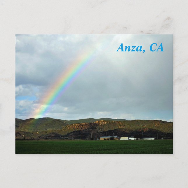 Carte postale Anza, CA (Devant)