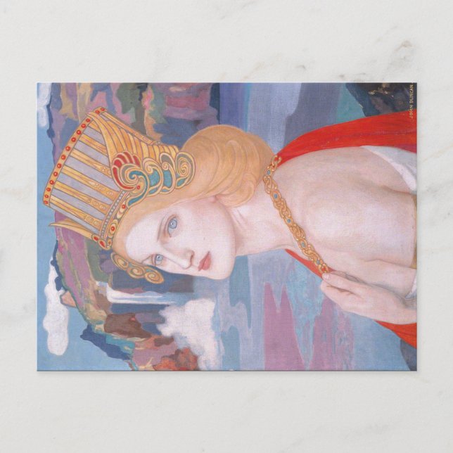 Carte Postale Aoife, c. 1914 par John Duncan (Devant)