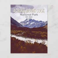 Aoraki Mont Cook Parc National Nouvelle-Zélande Ré