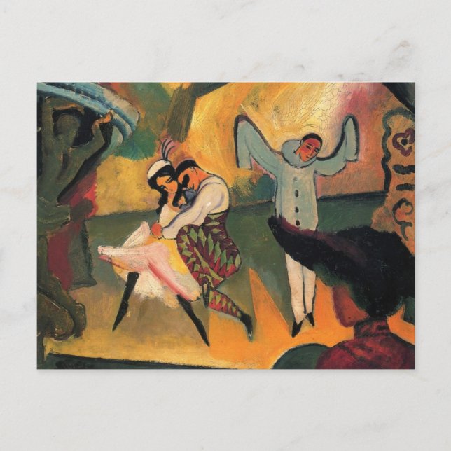 Carte Postale Août Macke - Ballet russe (Devant)