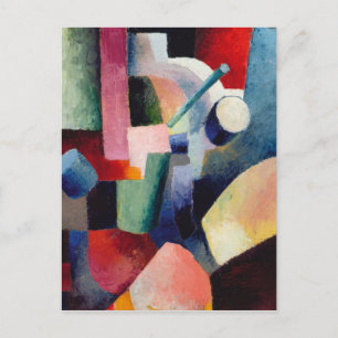 Carte Postale Août Macke - Composition colorée des formulaires