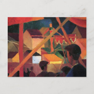 Carte Postale Août Macke - Marcheur de traction