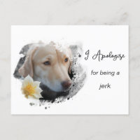 *~* AP61 Triste Chien Tan S'excuser Caring Flower