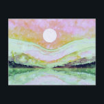 Carte Postale *~* AP67 Pastel Peinture d'Art Abstrait Nature<br><div class="desc">(recherchez AP67 pour des articles thématiques artistiques ) N'hésitez pas à transférer vers d'autres produits Zazzle. *ÉNERGÉTIQUEMENT AMÉLIORÉ : CARTE POSTALE / CARTE POST Ce design est un tableau numérique. Il est PASTEL et a été inspiré par la nature. Le concept est des collines et des montagnes au loin et...</div>