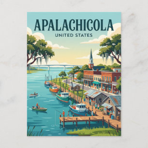Carte Postale Apalachicola Floride