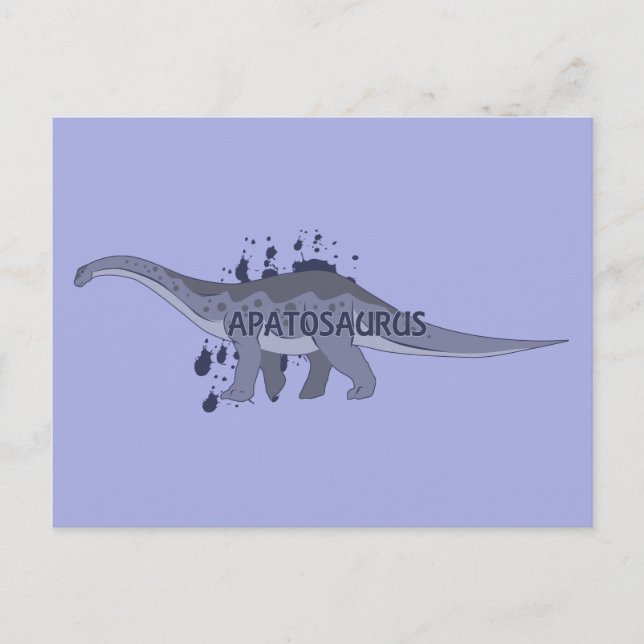 Carte Postale Apatosaure (Devant)