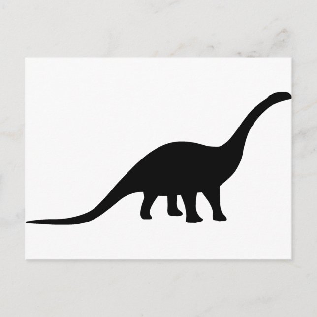 Carte Postale Apatosaure Dinosaure (Devant)