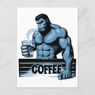 Carte Postale Ape café