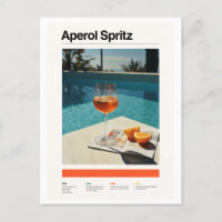 Aperol Spritz & Pool Poster
