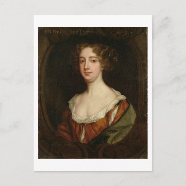 Carte Postale Aphra Behn (1640-89) (huile sur toile) (Devant)