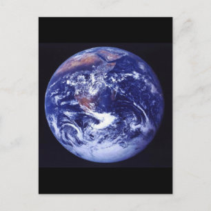 Carte Postale Apollo 17 vue de la Terre dans l'espace