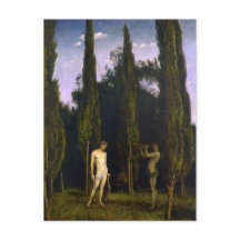 Apollo et Marsyas par Hans Thoma Postcard