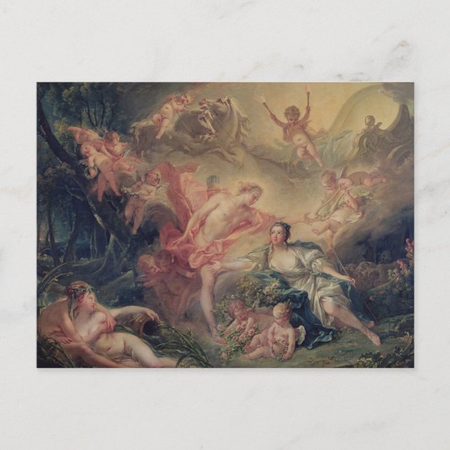 Carte Postale Apollo révèle sa Divinité (Devant)