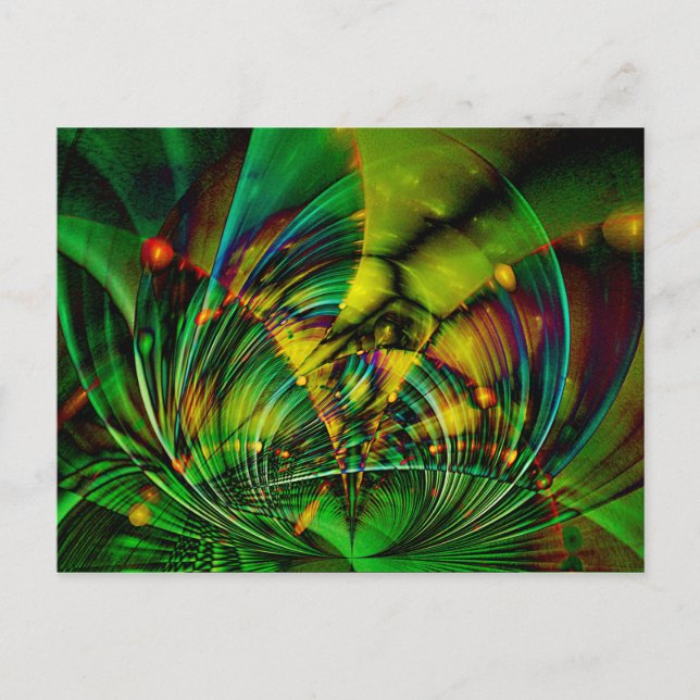 Carte Postale Apophyse Abstraite Fractale II (Devant)