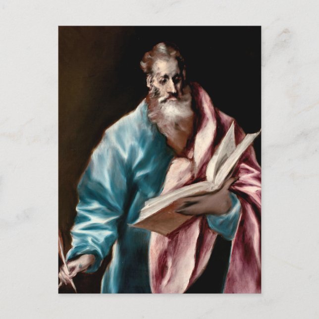 Carte Postale Apostle St. Matthew by El Greco (Devant)