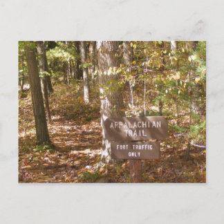 Carte Postale appalachian trail sign pennsylvania fall