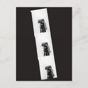 Carte Postale Appareil photo dans une cabine photo